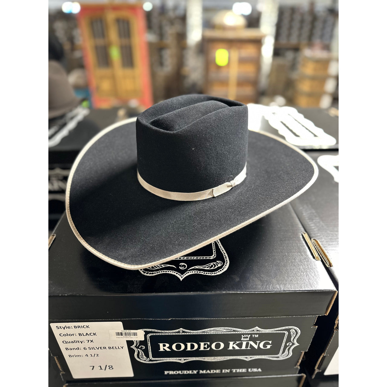 Rodeo King 7X Brick -Black