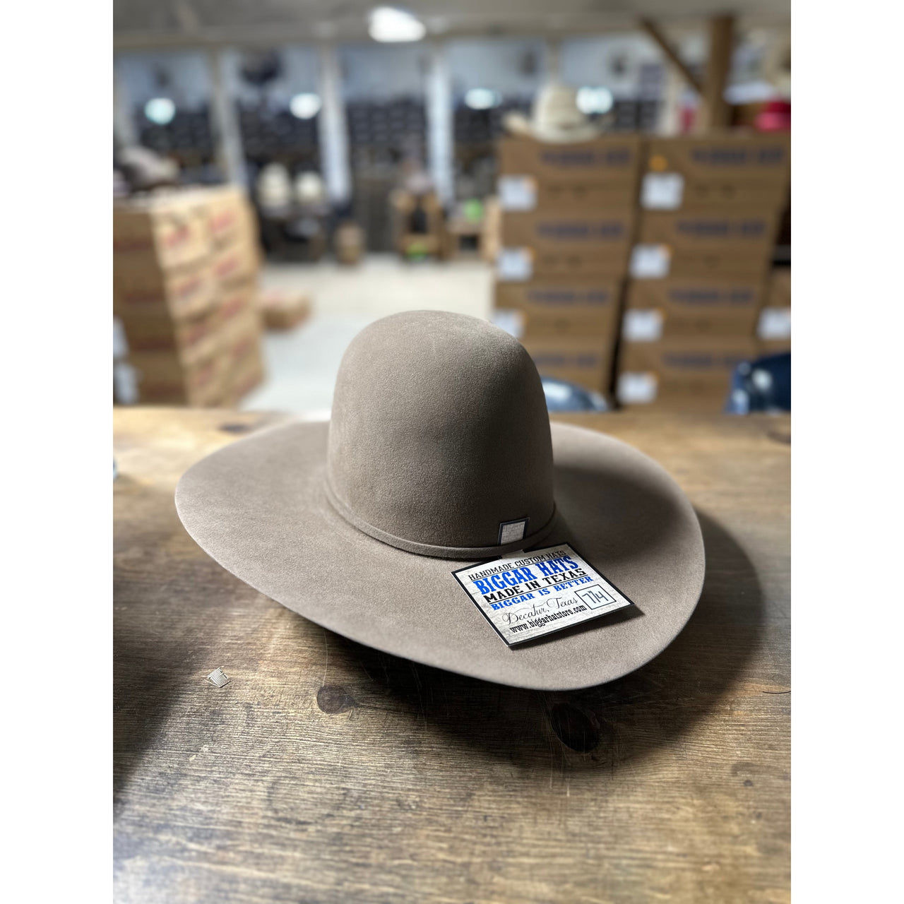 Biggar Hats The Boss 20X Felt Western Hat - Pecan