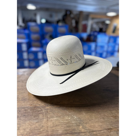 Rodeo King Open Crown Cross Straw Western Hat - Irvine Tack & Western Wear