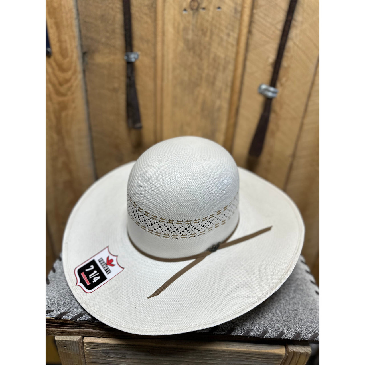 Pro Hats Straw Hat PH77 Open Crown