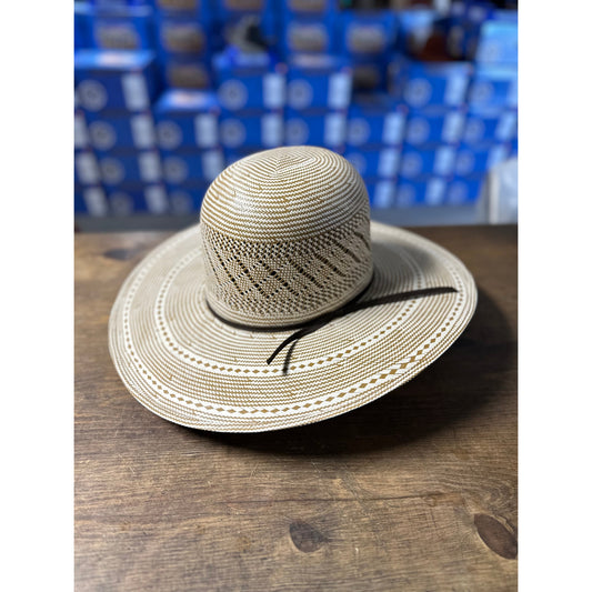 Rodeo King Open Crown Dusty Straw Western Hats