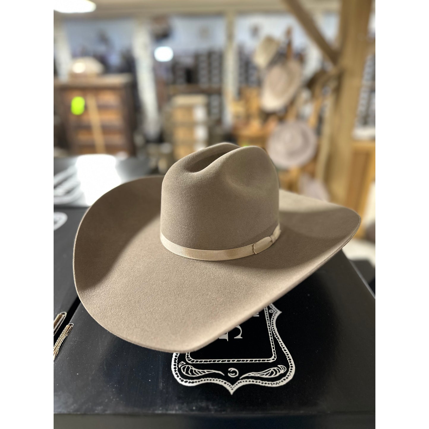 Rodeo King 7X Precreased Felt Western Hat - Pecan