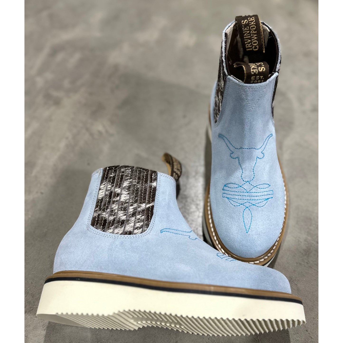 Irvine's Cowpoke Suede W/ Cowhide