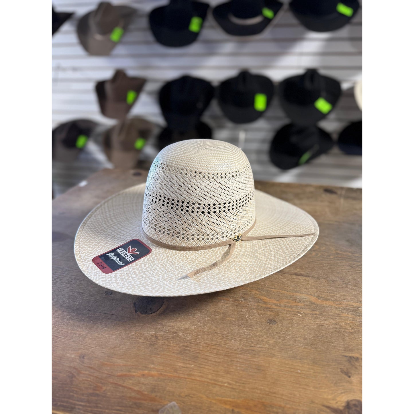 PROHATS Straw Open Crown Western Hat - PH3BO