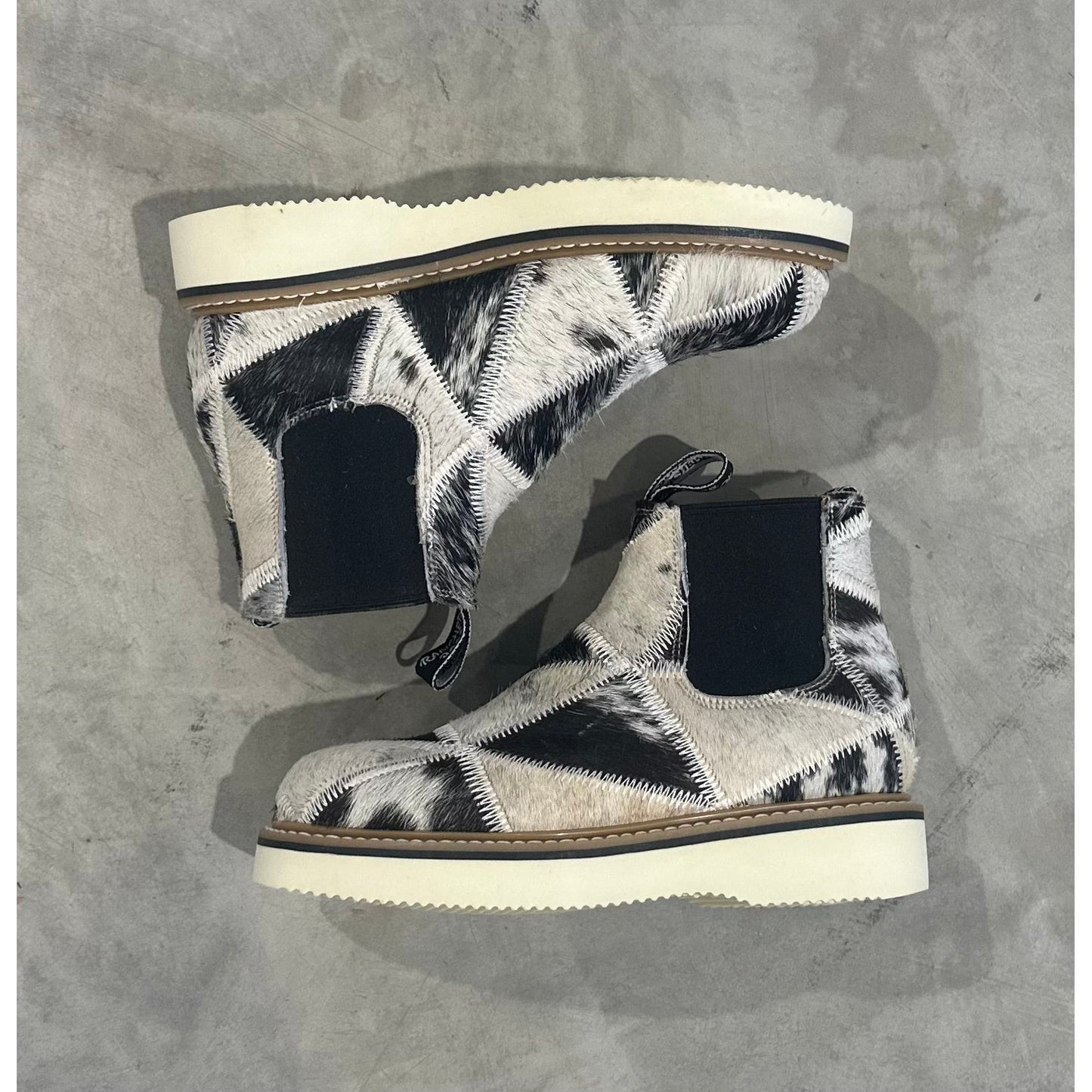 Irvine's Women's Cowhide Cowpoke Boots - Patchwork