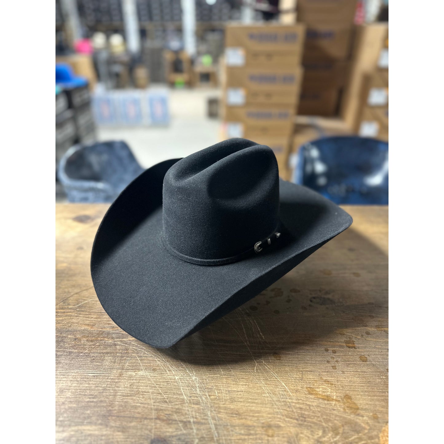Rodeo King 7X Top Hand Felt Western Hat - Black - Irvine Tack & Western Wear