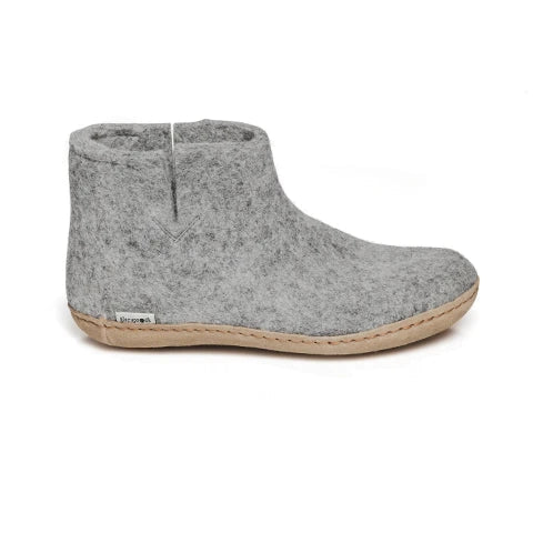 Glerups Leather Sole Boots - Grey