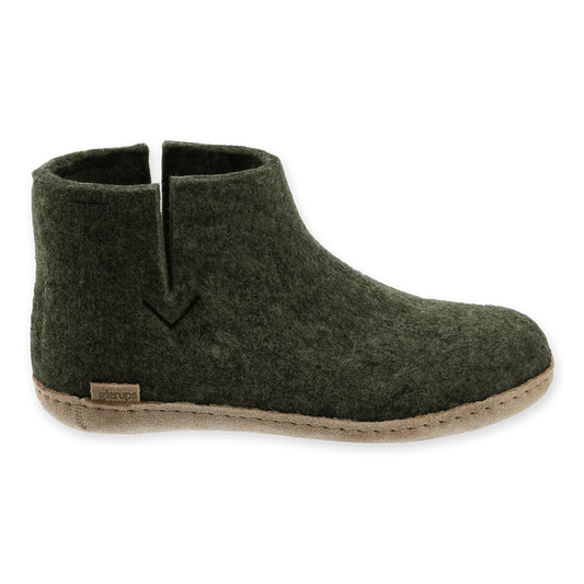 Glerups Leather Sole Boots - Forest