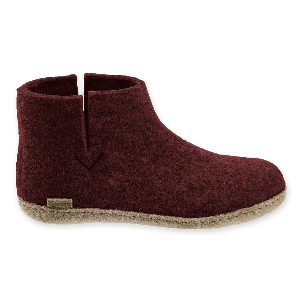 Glerups Leather Sole Boots - Beet