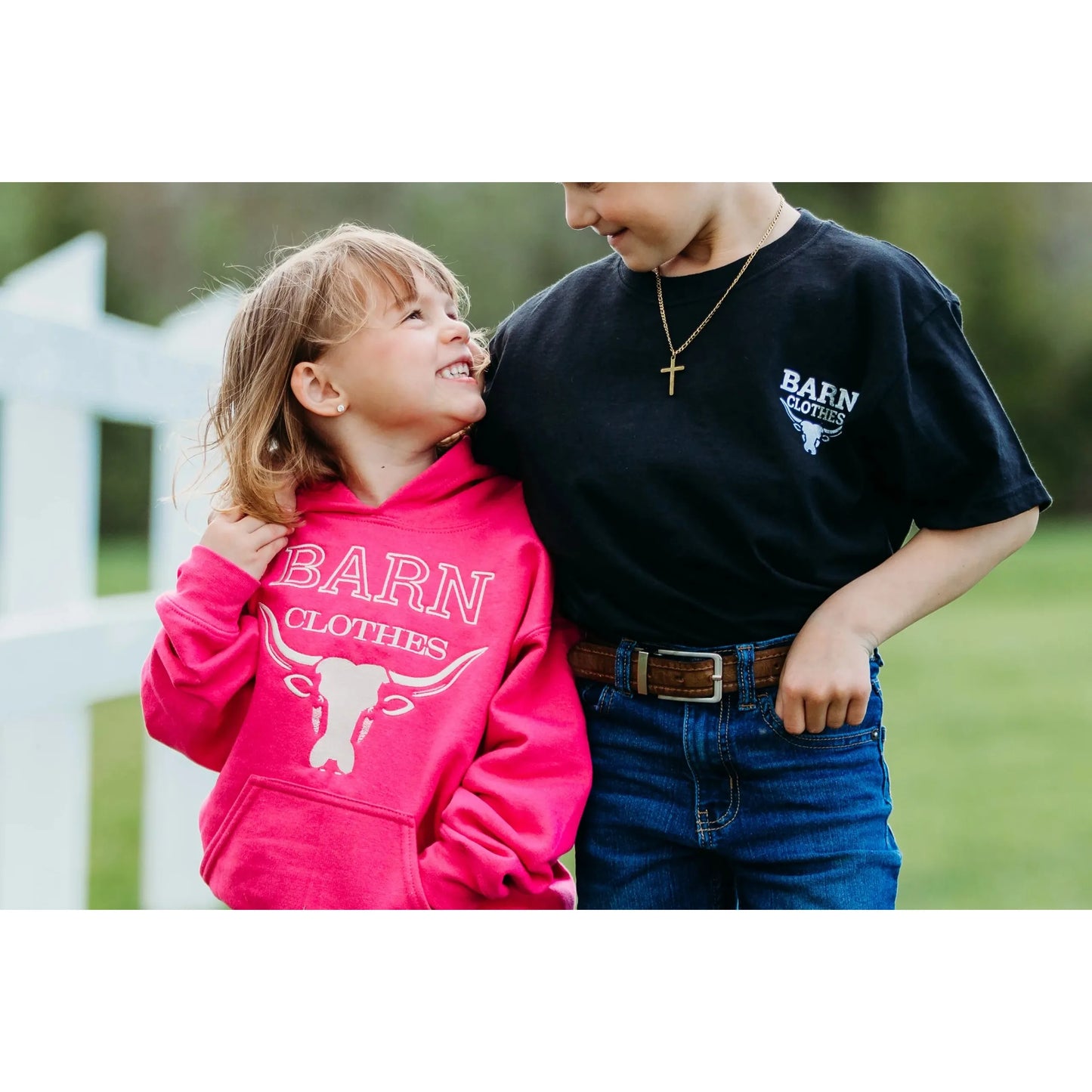 Barn Clothes Kid's Hoodie - Hot Pink