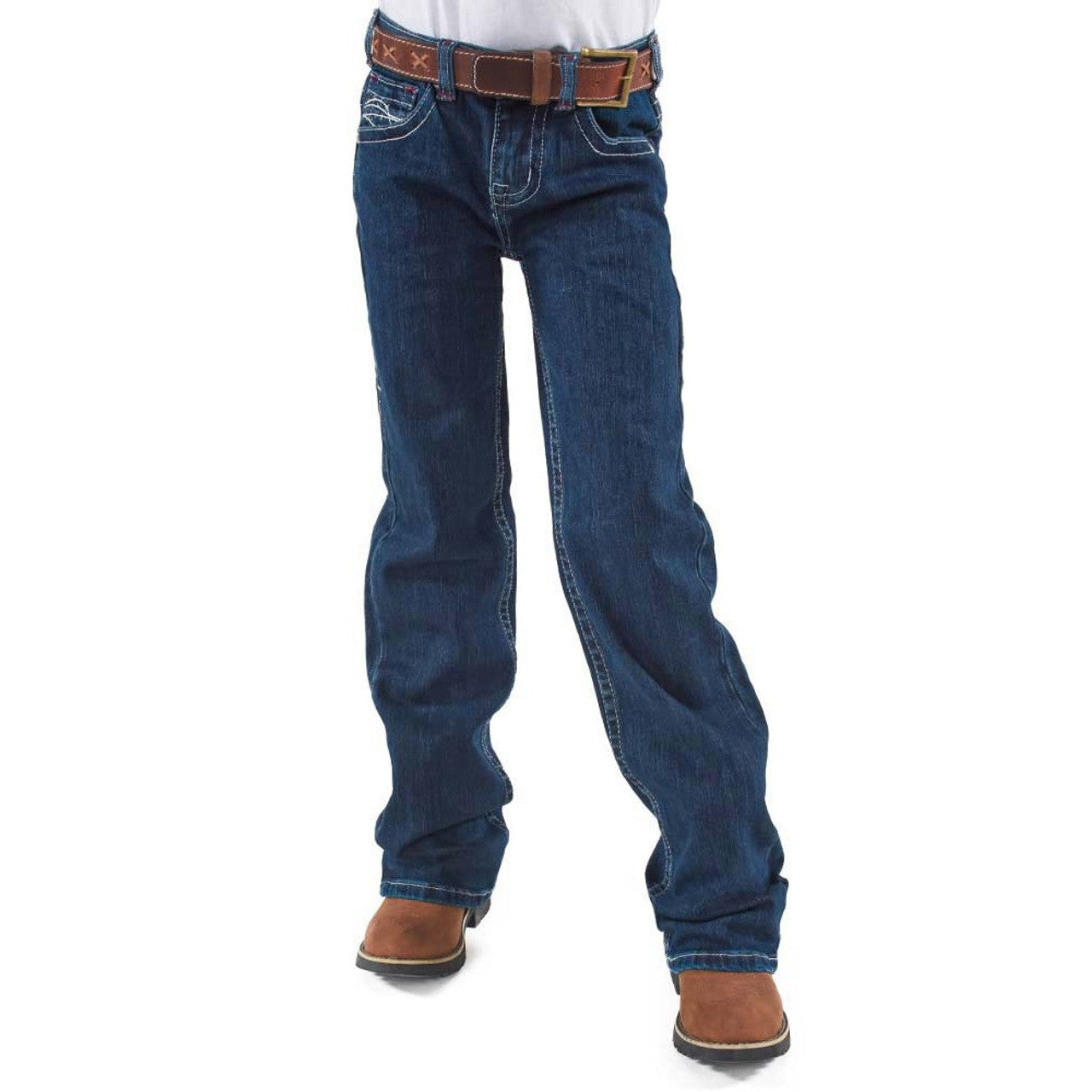 Cowgirl Tuff Girl's Freedom Jeans - Medium Wash