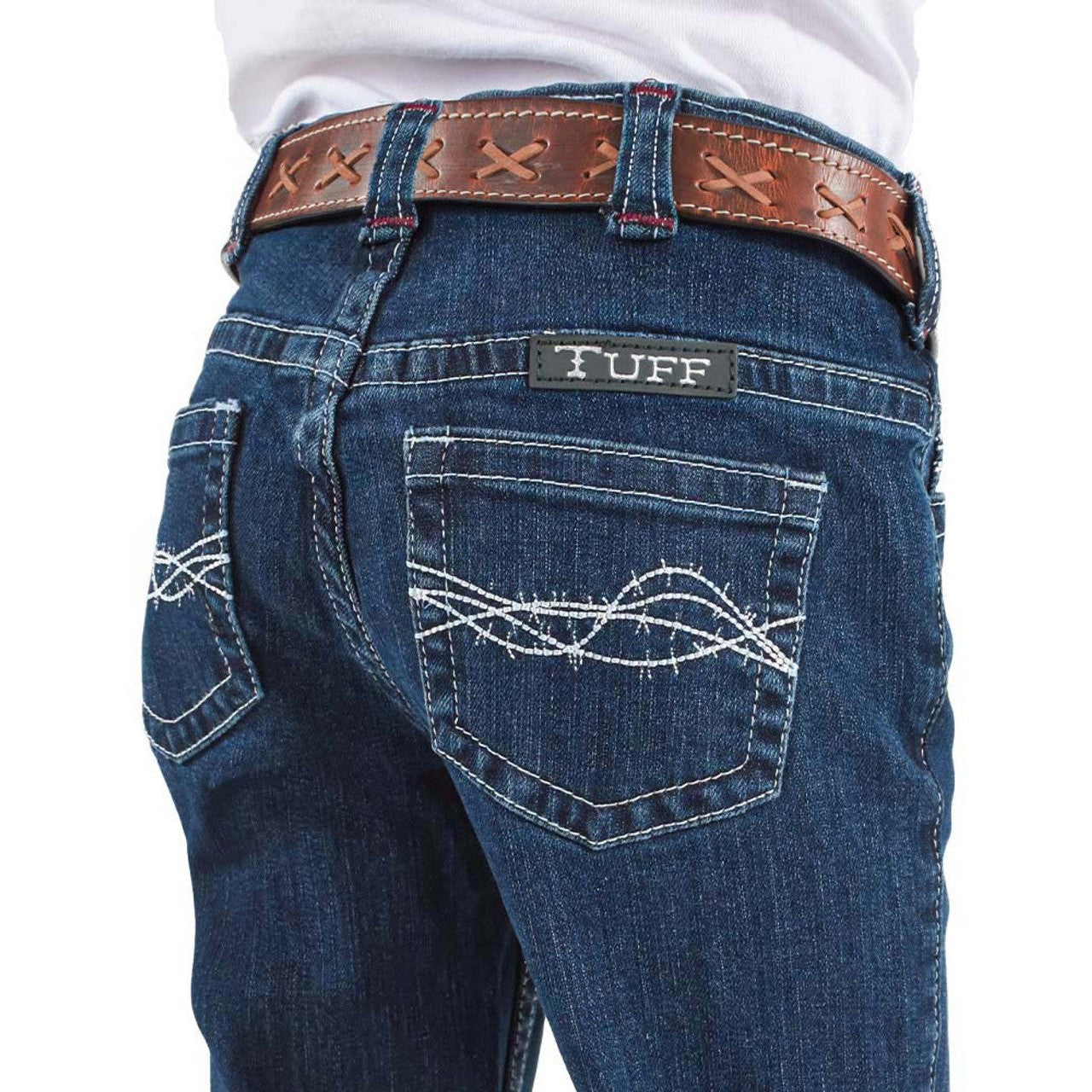 Cowgirl Tuff Girl's Freedom Jeans - Medium Wash