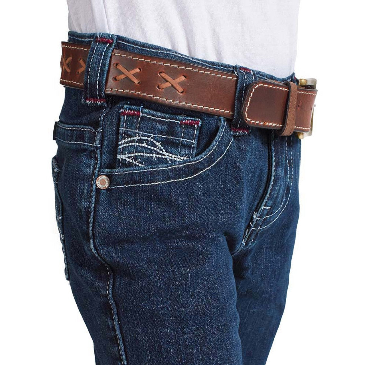 Cowgirl Tuff Girl's Freedom Jeans - Medium Wash