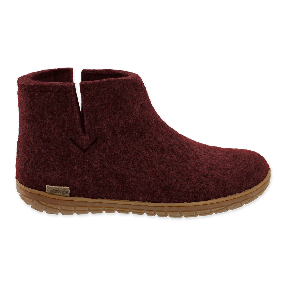 Glerups Honey Rubber Sole Boots - Beet