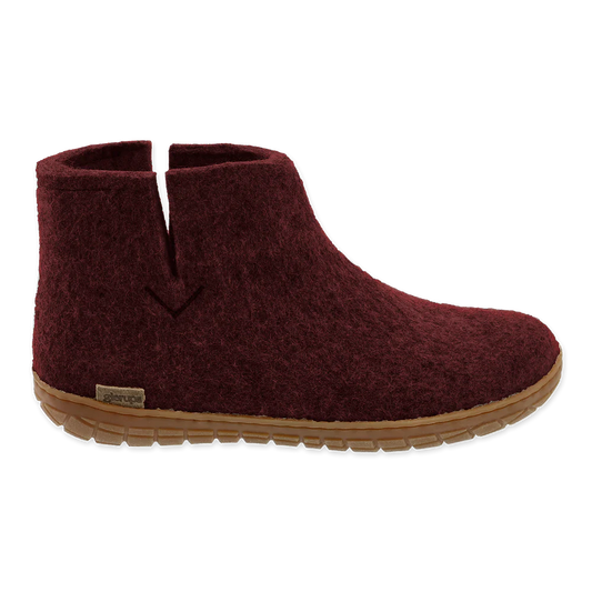 Glerups Honey Rubber Sole Boots - Beet