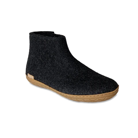 Glerup Rubber Sole Boots - Charcoal