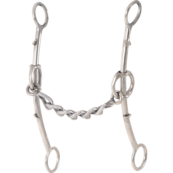 Classic Equine Goostree Long Shank Chain Double Gag Bit