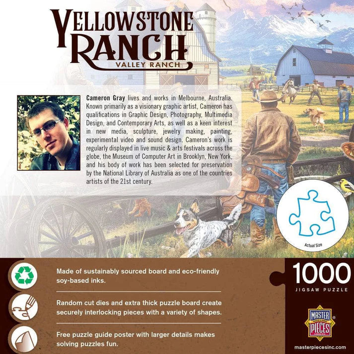 Yellowstone Ranch - Valley Ranch 1000 Piece Jigsaw Puzzle
