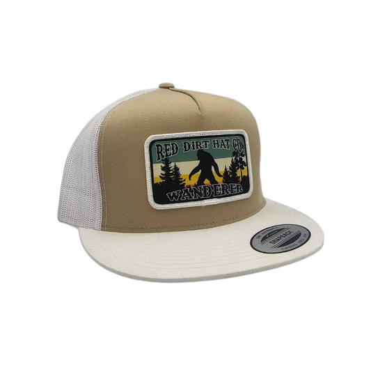 RDHC Wanderer Mesh Snapback Cap - White/Khaki