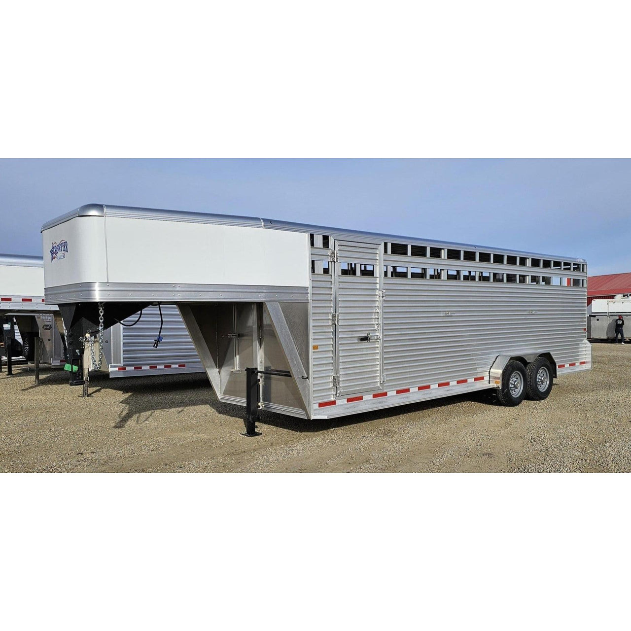 2025 Frontier 24' Stock Trailer w/ Lined Walls
