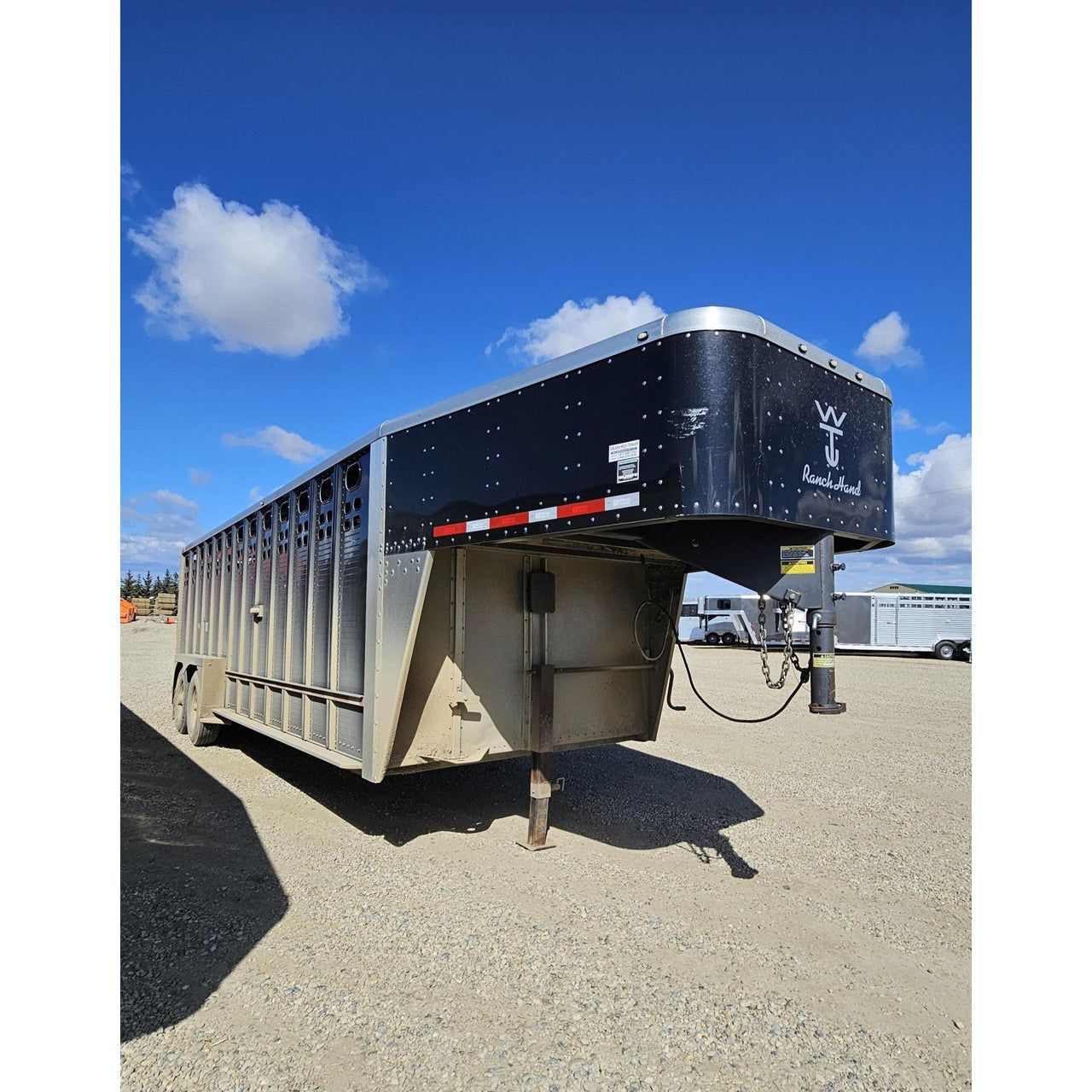 2018 Wilson Ranch Hand 24' Stock Trailer - Black