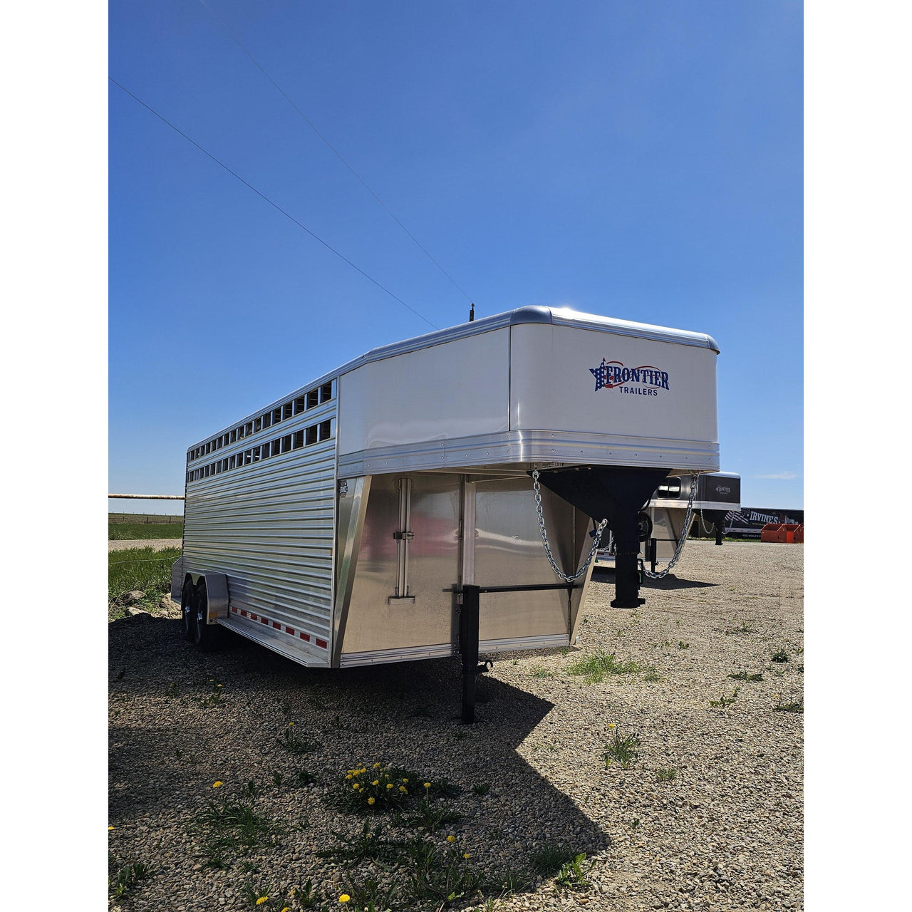 2025 Frontier 24' Stock Trailer w/ Lined Walls