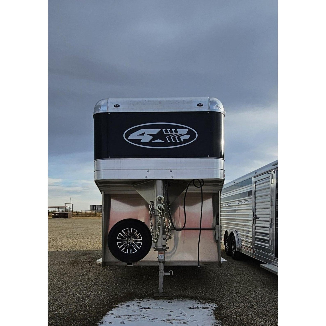 Nearly New 2025 4-Star 24' Stock Trailer