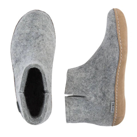 Glerups Leather Sole Boots - Grey