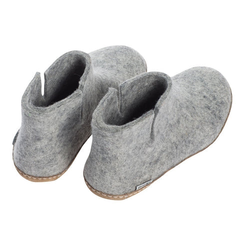 Glerups Leather Sole Boots - Grey