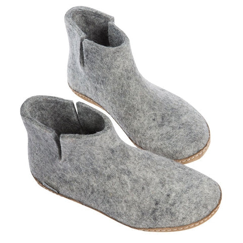 Glerups Leather Sole Boots - Grey