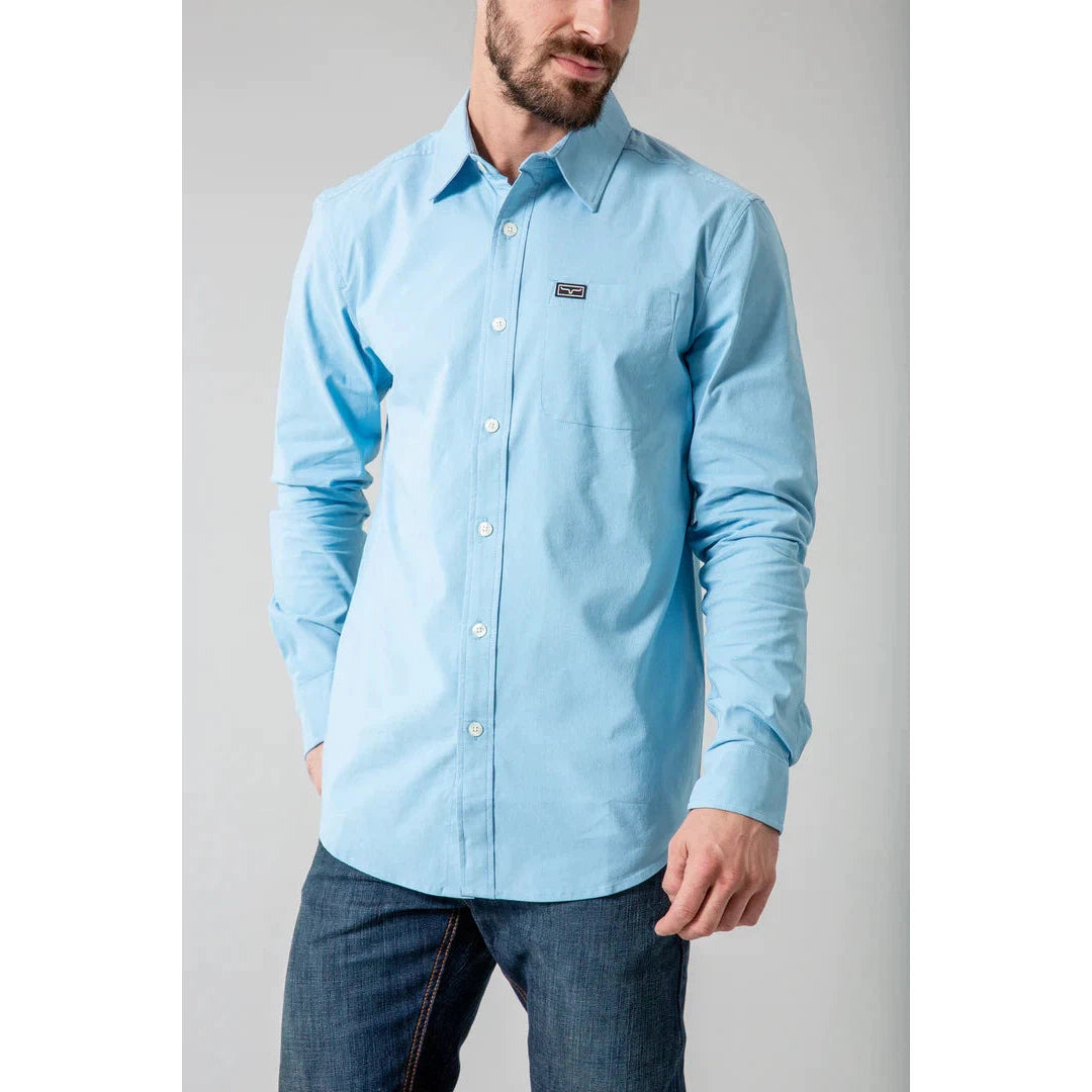 Kimes Men's Linville Long Sleeve Dress Shirt - Multiple Colours