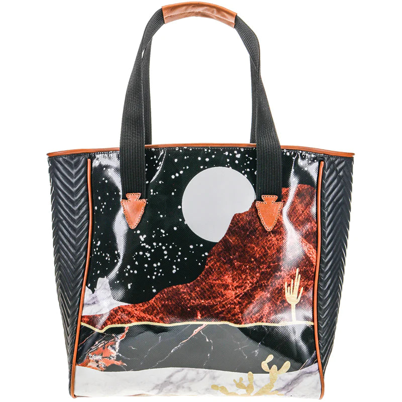 Hooey Desert Nights Classic Tote Purse - Black/Brown
