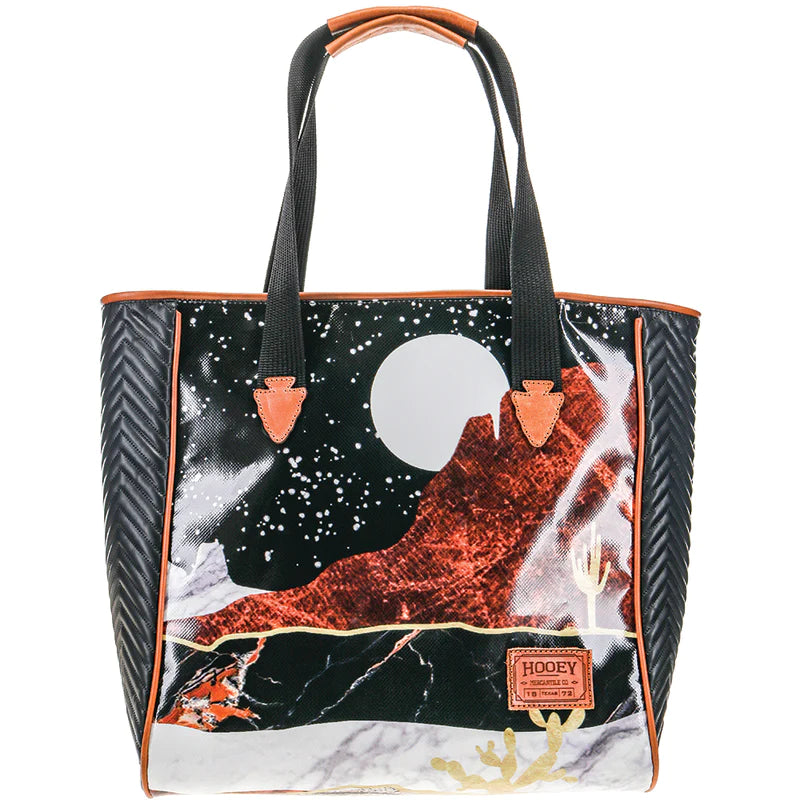 Hooey Desert Nights Classic Tote Purse - Black/Brown