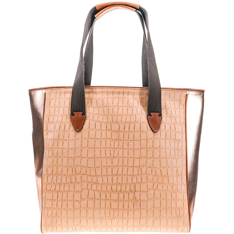 Hooey Sedona Moon Classic Tote Purse - Cream/Brown