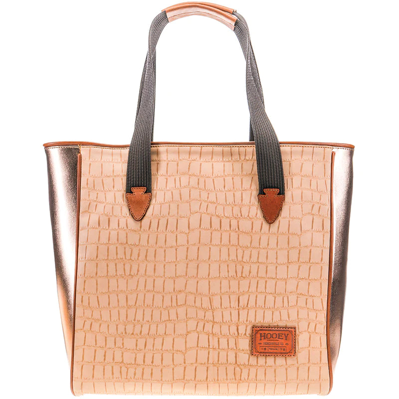 Hooey Sedona Moon Classic Tote Purse - Cream/Brown