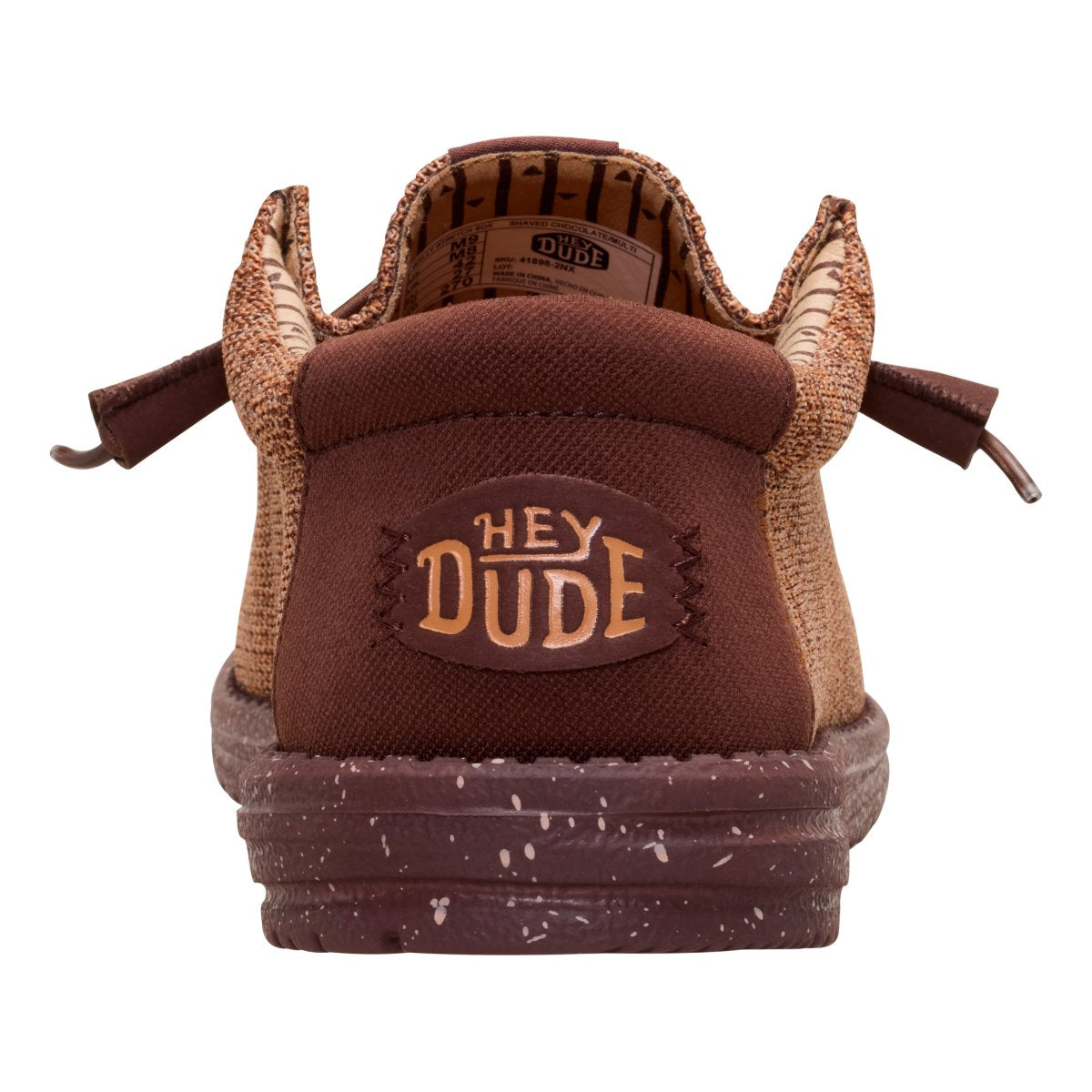 Hey Dude Men's Wally Stretch Sox Shoes - Shaved Chocolate