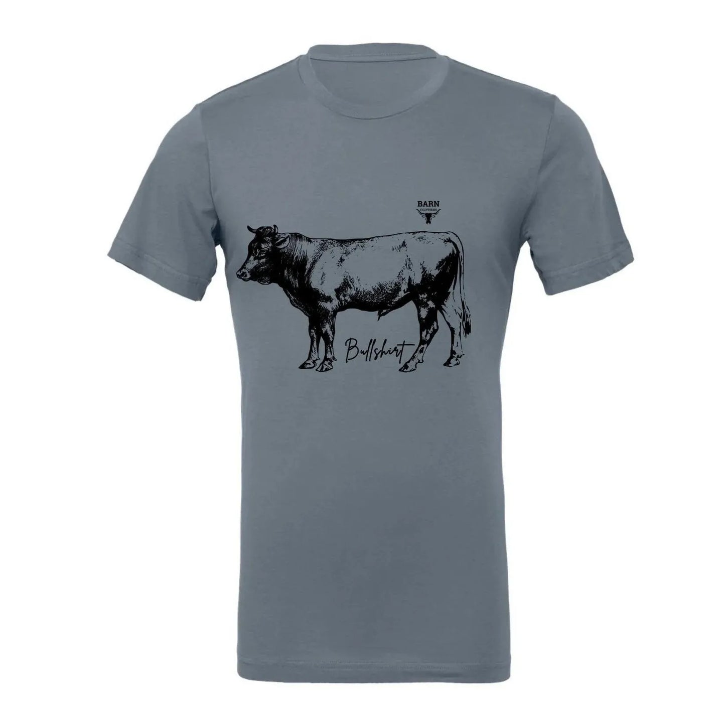 Barn Clothes My BULLshirt Short Sleeve Tee Shirt- Steelbranded Blue