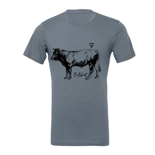 Barn Clothes My BULLshirt Short Sleeve Tee Shirt- Steelbranded Blue