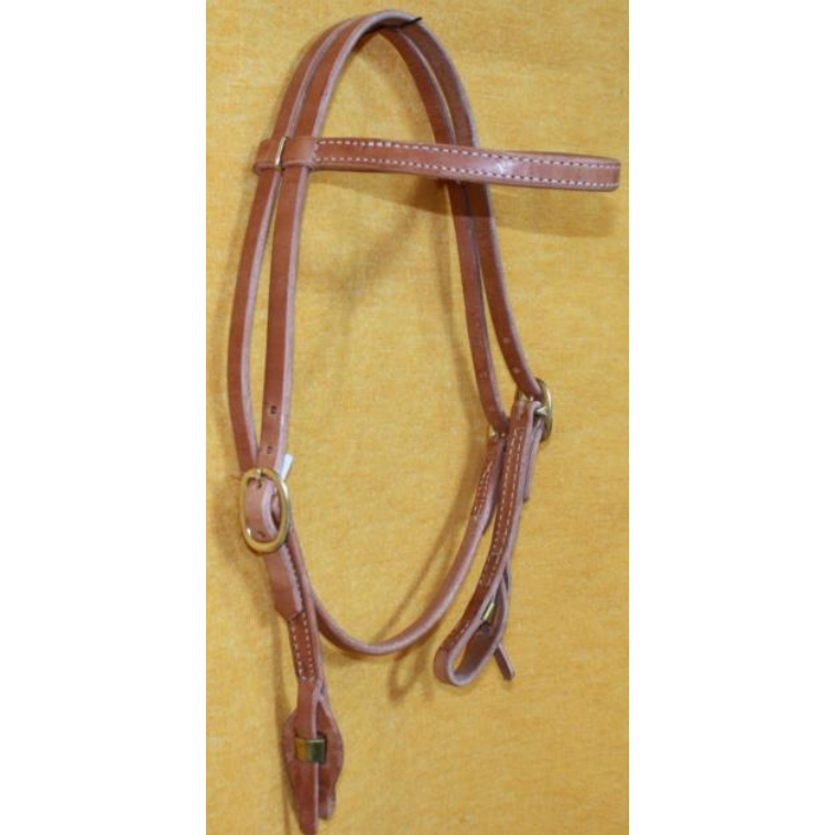 Irvine Harness Leather Quick Change Browband Headstall