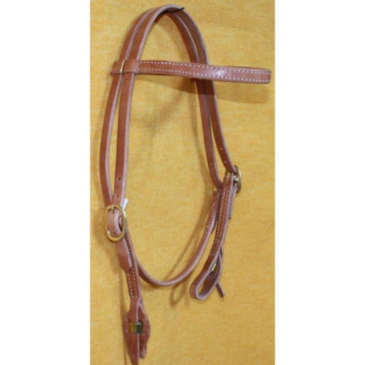 Irvine Harness Leather Quick Change Browband Headstall