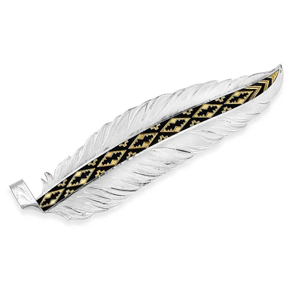 Montana Silversmiths Trust & Honour Hat Feather