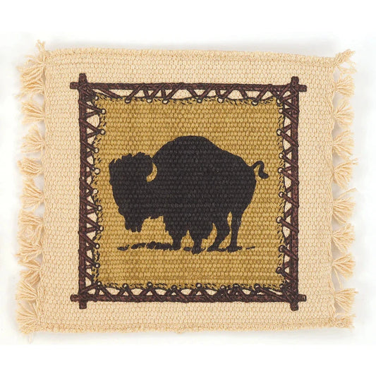 El Paso Saddle Blanket Co. Wildlife Design Cotton Stencil Coaster