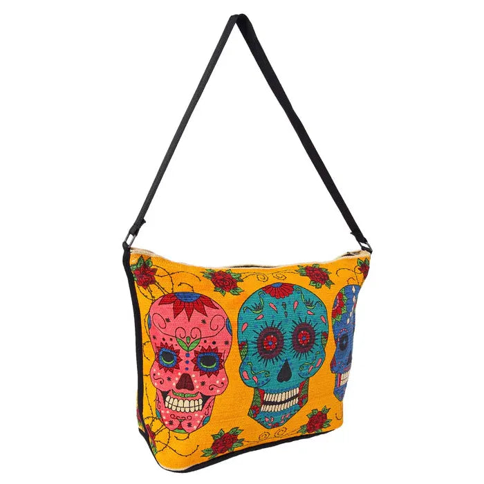 El Paso Day of the Dead Cotton Stencil Purse - Irvine Tack & Western Wear