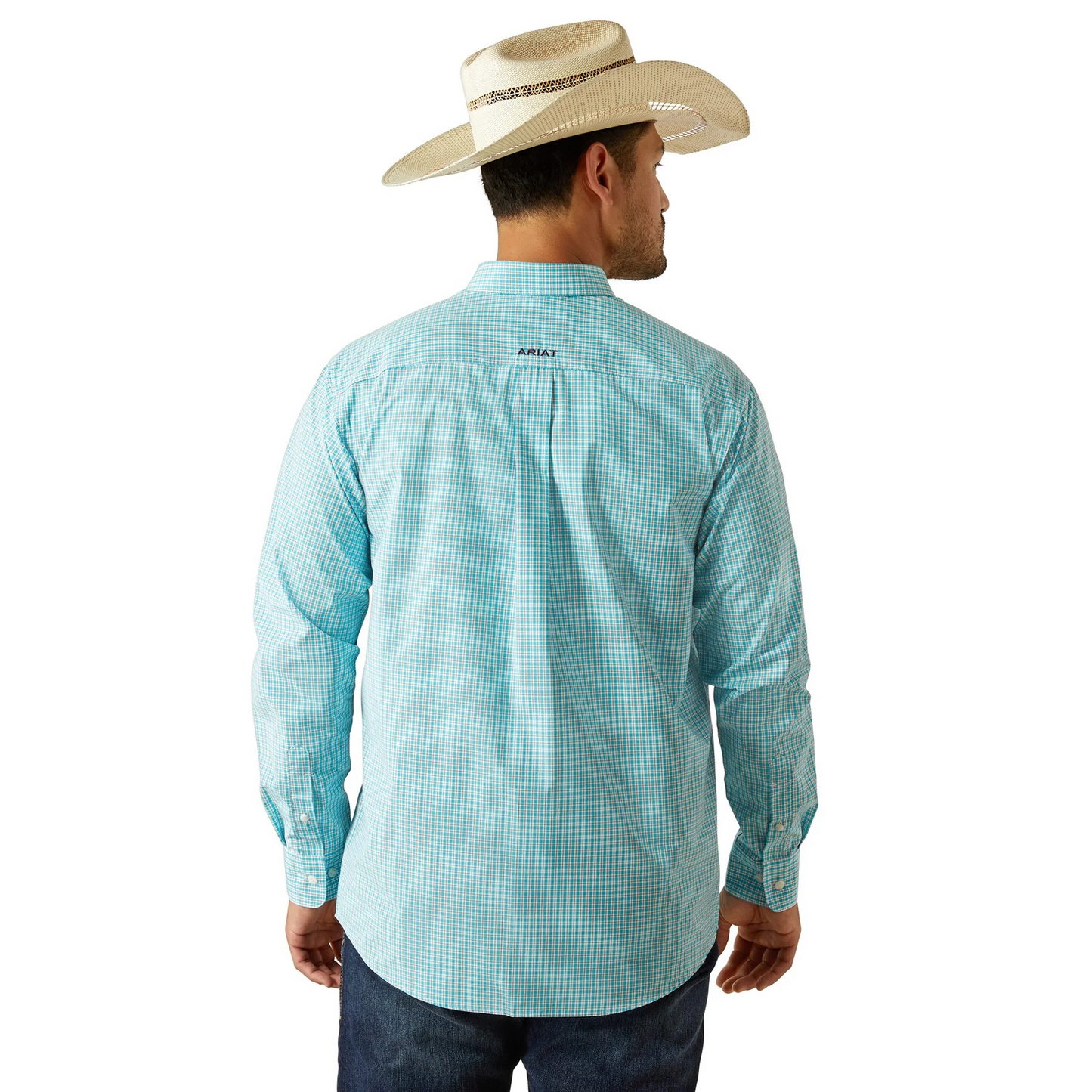 Ariat Men's Wilmer Long Sleeve Classic Fit Shirt - Light Blue