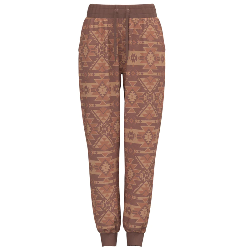 Hooey Women's Homey Jogger - Tan Aztec Pattern