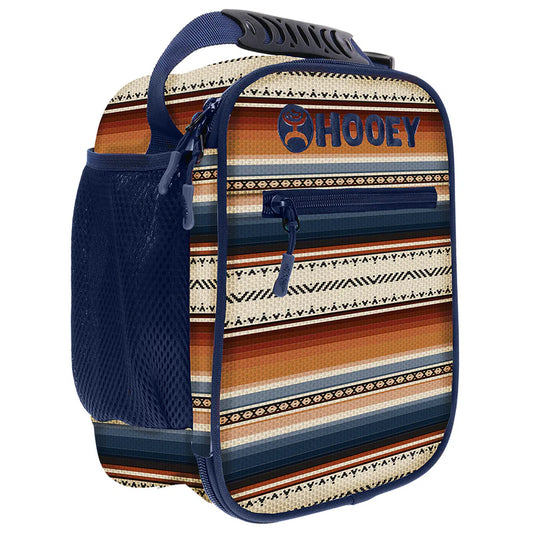 Hooey Serape Pattern Lunchbox- Navy