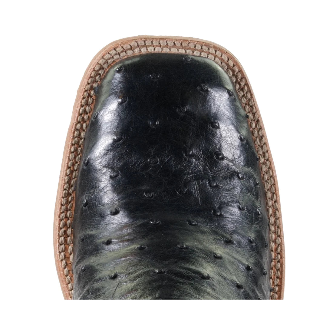 Hyer Men's Jetmore Western Boots - Black Full-Quill Ostrich