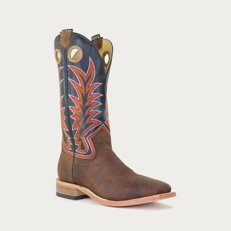 Hyer Men's WALTON Western Boot-Brown/Black