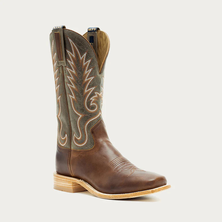 Hyer Men's Kincaid Cowhide Cowboy Boot- Brown