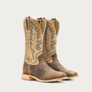 Hyer Men's Kincaid Cowhide Cowboy Boot- Tan